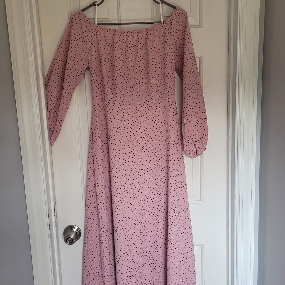 Off shoulder long dress